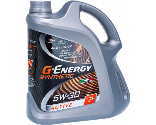 Масло моторное G-ENERGY Synthetic Active 5W-30 4 л 253142405