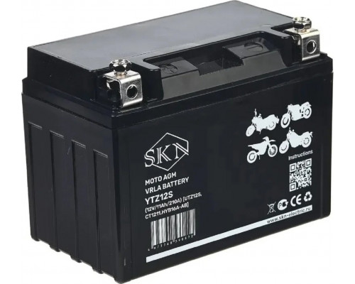 Аккумулятор SKN YTZ12S 12V 11Ah 210A для мототехники
