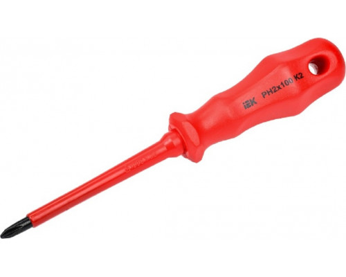 Отвертка диэлектрическая PHILIPS IEK ARMA2L 3 Ph0х100мм K2 1000B A2L3-SC30-K2-PH-20-100