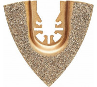 Насадка для реноватора ЗУБР 15557 треугольная CARBIDE ВК8 Р60, 80 мм
