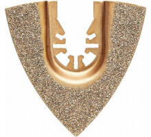 Насадка для реноватора ЗУБР 15557 треугольная CARBIDE ВК8 Р60, 80 мм