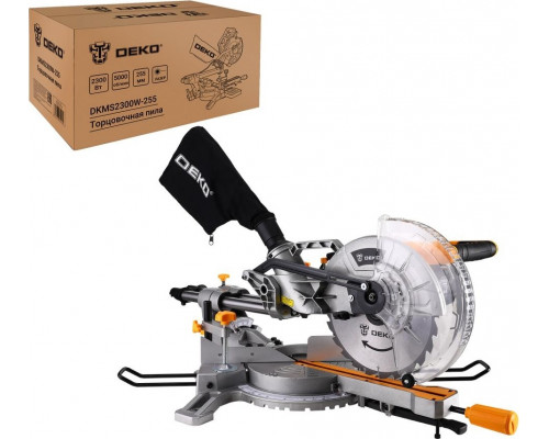 Пила торцовочная сетевая DEKO DKMS2300W-255 Laser 083-1093