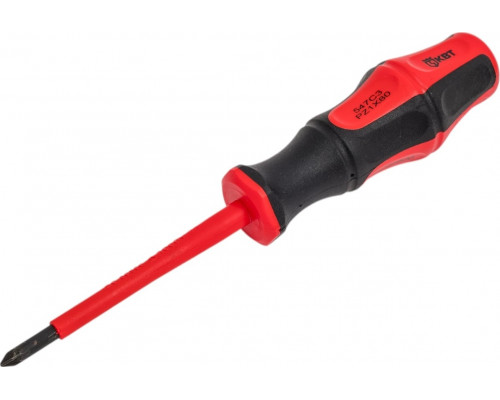 Отвертка диэлектрическая КВТ ПРОФИ 1000V PZ1 х 80 мм 78613 78613
