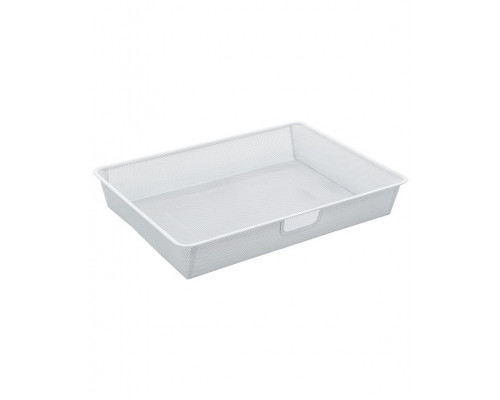 Корзина ПРАКТИК HOME GBM 60х10 мелкосетчатая, белая