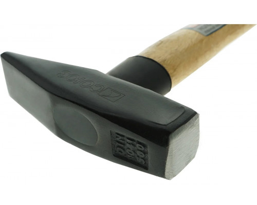 Молоток слесарный СОЮЗ 1010-53-WD0500C 500г, кованый боек, дерев. рукоятка