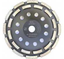 Алмазная чашка ADEL INSTRUMENT Ø180*22,2 двухрядная AI-1804010101