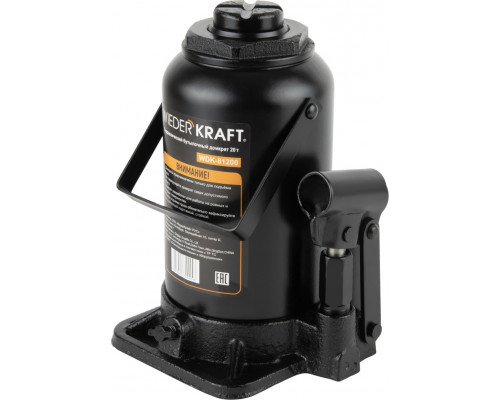 Домкрат бутылочный WiederKraft WDK-81200 20 т