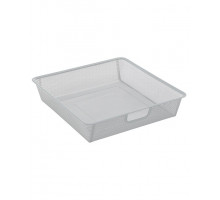 Корзина ПРАКТИК HOME GBM 45х10 мелкосетчатая, белая S70199311101