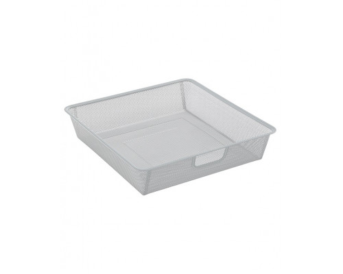 Корзина ПРАКТИК HOME GBM 45х10 мелкосетчатая, белая