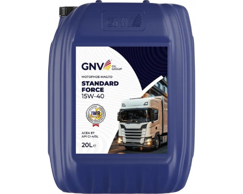 Масло моторное GNV Standard Force 15W40 20 л GSF1011552014511540020