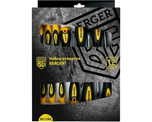 Набор отверток BERGER BG1260 12 пр.