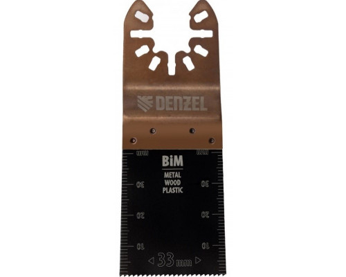 Насадка для реноватора Denzel 782 305 пазовая прямая, bim, по металлу и дереву, 33x1,4 м 782305