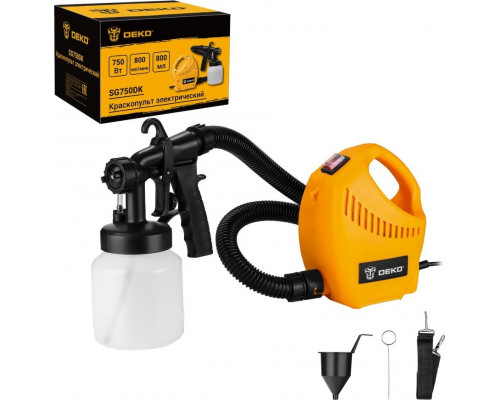 Краскопульт электрический DEKO SG750DK 800 мл 083-1127
