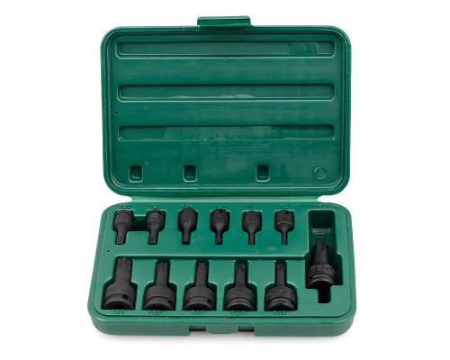 Набор ударных головок TORX 1/2 дюйма HANS 896014-12 T10-T60, 12 предметов