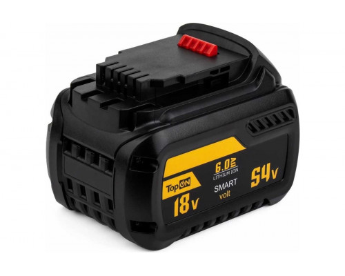 Аккумулятор TopON для Dewalt XR FLEX VOLT 18/54В 6.0Ah (Li-ion) TOP-DE-DCB546