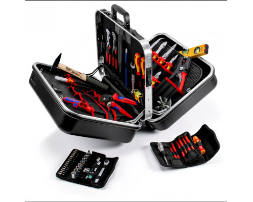 Набор инструмента KNIPEX KN-002142 BIG Twin Move Elektro, 64 предмета
