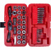 Набор метчиков и плашек МАСТАК SK-5, 1/8"-1/2", 40 предметов, в кейсе 351-10040C