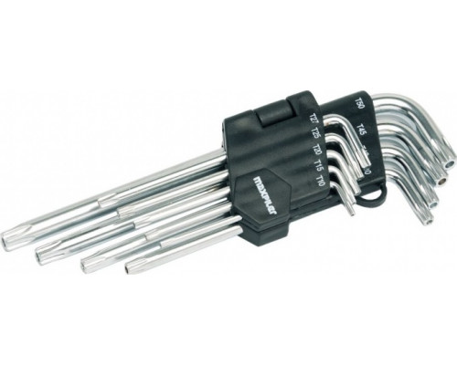 Набор ключей TORX MAXPILER MXT-9T-SET, 9 штук