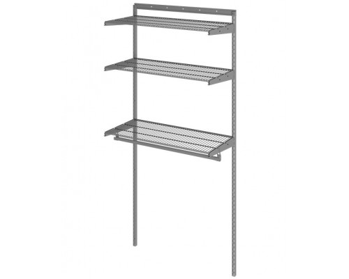Гардеробная система ПРАКТИК HOME Basic G90 графит S70299914515