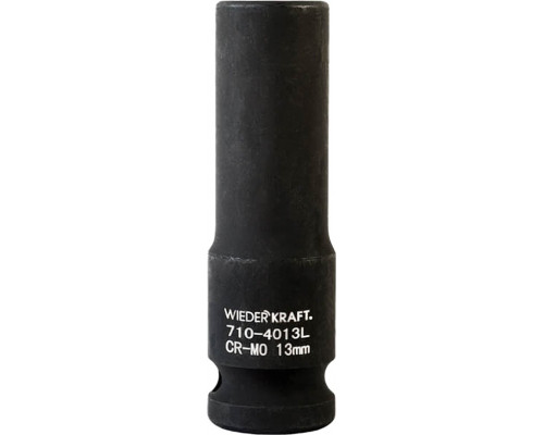 Ударная головка глубокая 6-гранная 1/2" 13 мм WiederKraft WDK-710-4013L