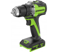 Дрель-шуруповерт аккумуляторная GREENWORKS 3708407 24V, б/щет, 30/60 Hм, Antikickback, LED, без АКБ и