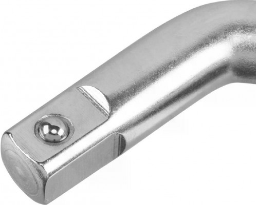 Вороток Denzel 14063 Г-образный, 250х50 мм, квадрат 1/2", CrV, матовый