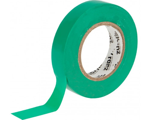 Изолента Kranz KR-09-2103 ПВХ 15 мм х25 м, зеленая