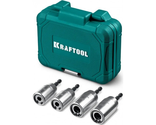 Набор шпильковёртов KRAFTOOL М6, М8, М10, М12, IMPACT, хвостовик 1/4" 26199