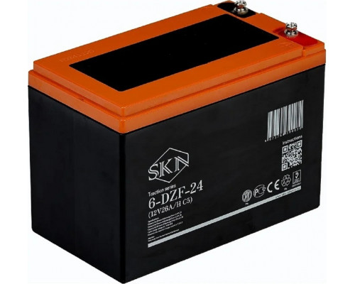 Аккумулятор SKN 6-DZF-24 тяговый 12V 26A/H C5