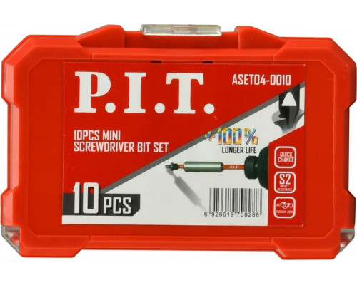 Набор бит P.I.T. ASET04-0010 10 шт.