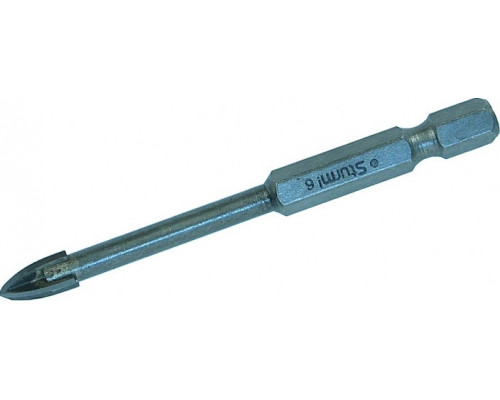 Сверло по стеклу и керамике Sturm 5 380 102 шестигранный хвостовик, 4 грани 5380102