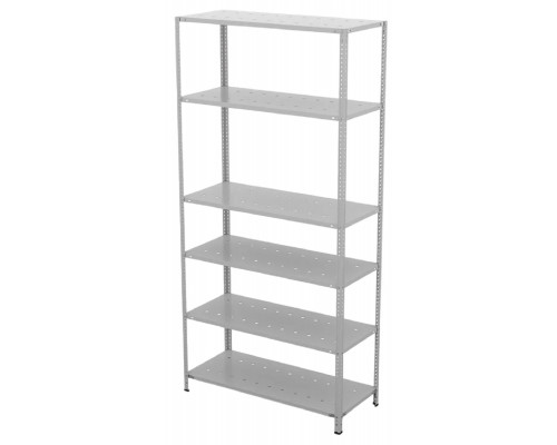 Металлический стеллаж ГТС ТС Лайт 2200x1000x300, полки: 6 шт. метал. перф. 99-221030404