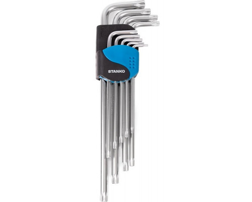 Набор ключей TORX STANKO CS11129XL угловых экстрадлинных 9 штук
