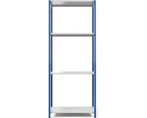 Металлический стеллаж ГТС ТС Лайт 2000x1000x600 мм, 4 полки, синие стойки