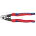 Тросорез KNIPEX KN-9562190SB компактный, 190 мм, обжим гильз на боуденовские тр