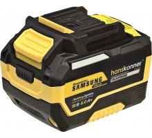 Аккумулятор HANSKONNER HBP2006PRO Platinum 18 B, 1BatterySystem, 6.0 Ач, Samsung