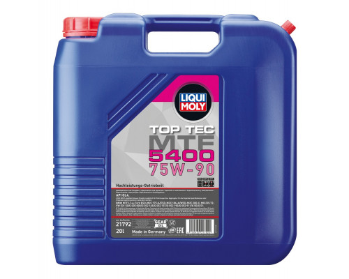 Масло трансмиссионное LIQUI MOLY 75W 90 Top Tec MTF 5400 20 л 21792 21792