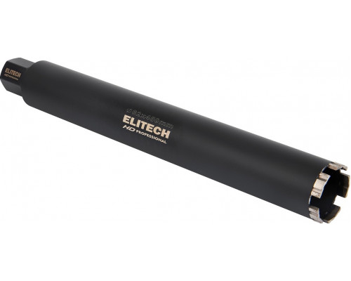 Алмазная коронка для мокрого сверления ELITECH 1110.011500 HD с охлаждением, 62х450, 1 1/4