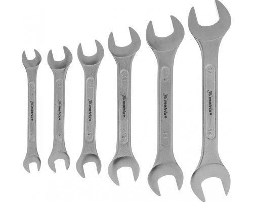Набор рожковых ключей MATRIX 15278, 12 штук