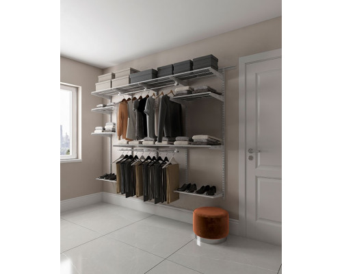 Гардеробная система ПРАКТИК HOME Max G240 графит S70299919615
