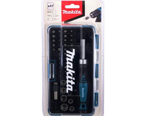 Отвертка с битами MAKITA B-36170 (47 шт. наборе)