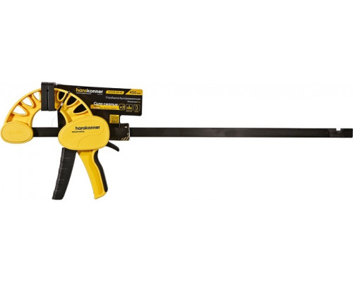 Струбцина быстрозажимная HANSKONNER HK1078-08-45, 450 мм