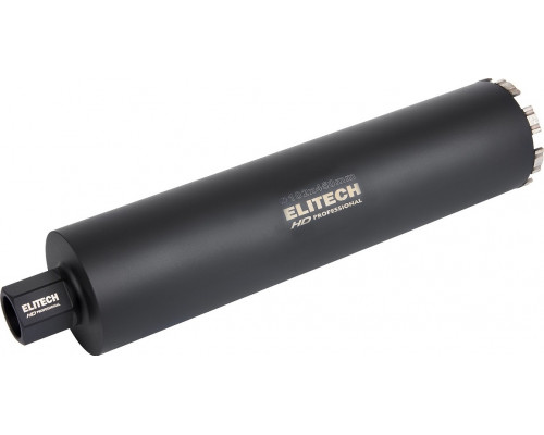 Алмазная коронка для мокрого сверления ELITECH 1110.011900 HD с охлаждением, 102х450, 1 1/4