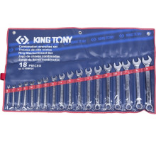 Набор ключей комбинированных KING TONY 1218MR01 18 предметов