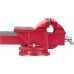 Тиски MATRIX 18602 слесарные, 150 мм, поворотные, с наковальней