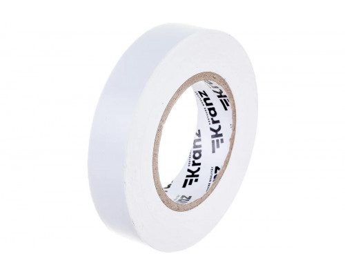 Изолента Kranz KR-09-2101 ПВХ 15 мм х25 м, белая