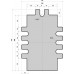 Тиски BELMASH CV75 крестовые RA095A