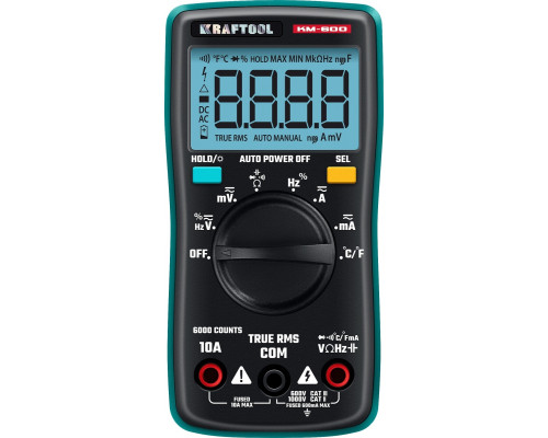 Мультиметр цифровой KRAFTOOL KM-600 59854