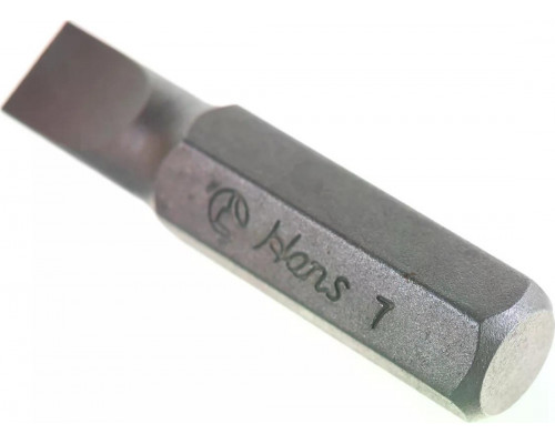 Бита для заворачивания HANS 012-4M07 шлицевая короткая на 5/16