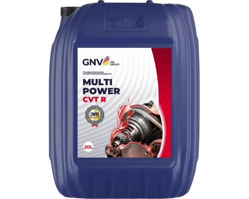 Масло трансмиссионное GNV Multi Power CVT R (красный) 20 л GMCR13131032309111020